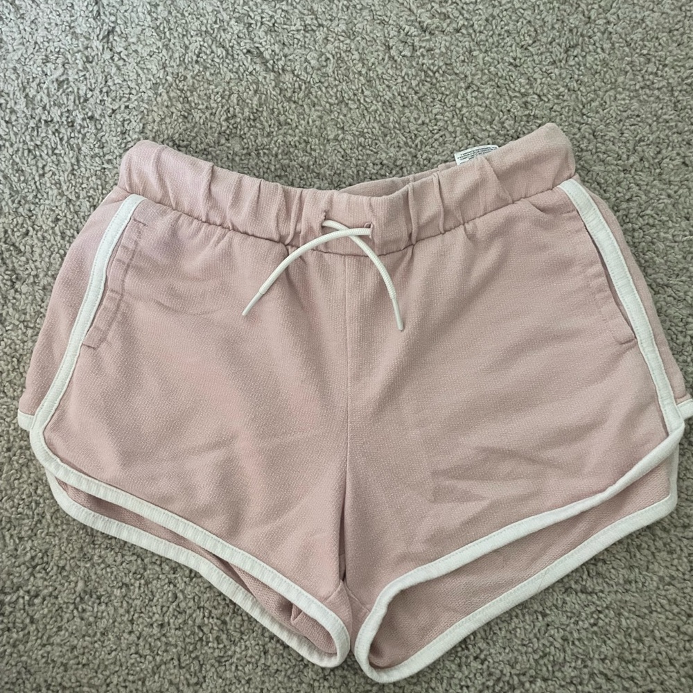 Old Navy Girl’s Athletic Shorts in Pink with White Accents